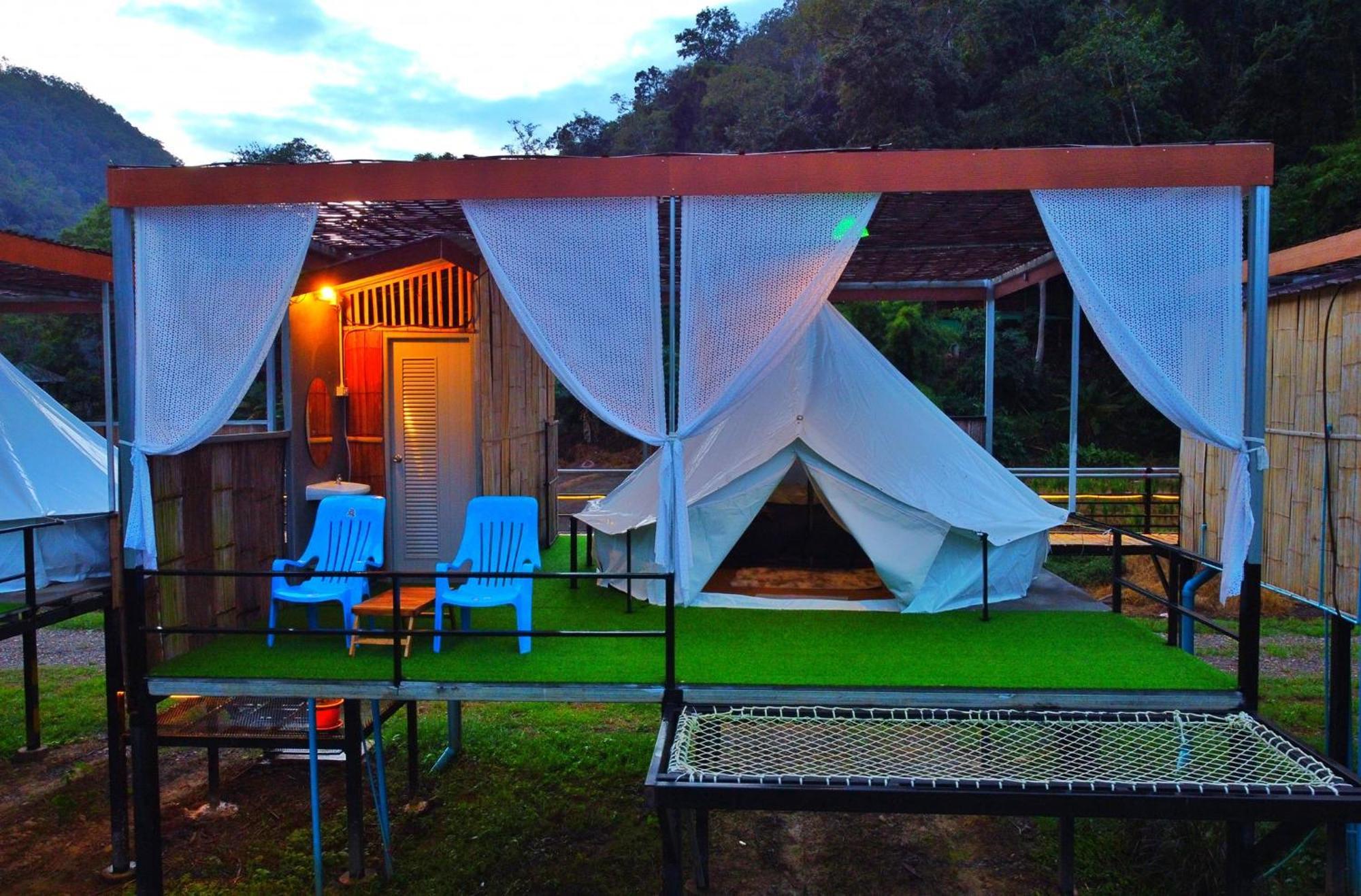 Hotel เนเจอร์วัลเล่ย์แคมป์ ปางมะผ้า Zewnętrze zdjęcie