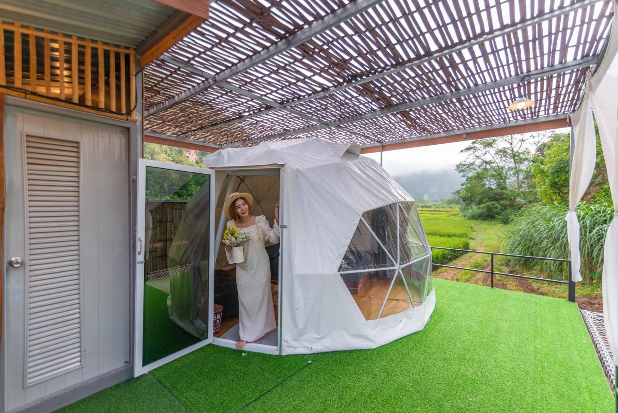 Hotel เนเจอร์วัลเล่ย์แคมป์ ปางมะผ้า Zewnętrze zdjęcie