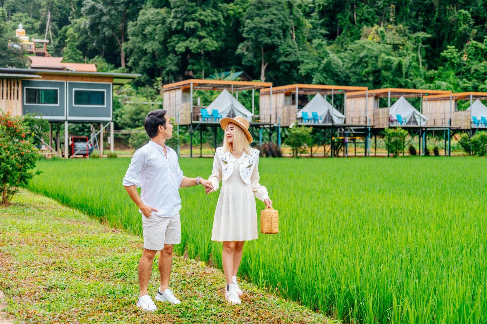 Hotel เนเจอร์วัลเล่ย์แคมป์ ปางมะผ้า Zewnętrze zdjęcie