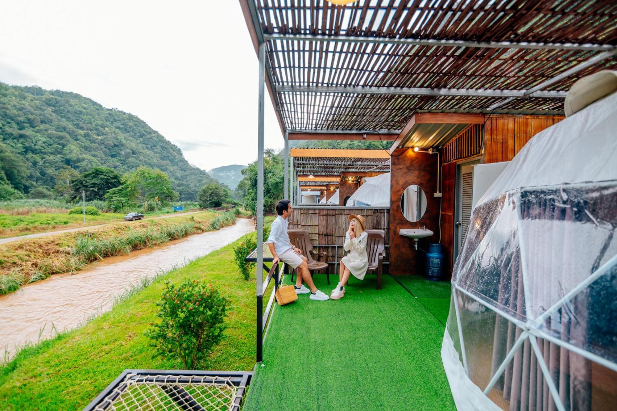 Hotel เนเจอร์วัลเล่ย์แคมป์ ปางมะผ้า Zewnętrze zdjęcie